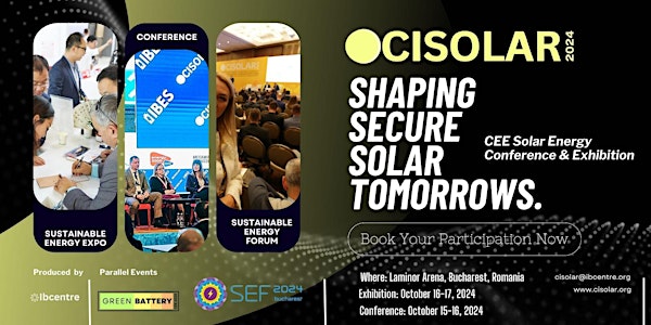 CISOLAR 2024, SOLAR ENERGY EXPO & CONFERENCE
