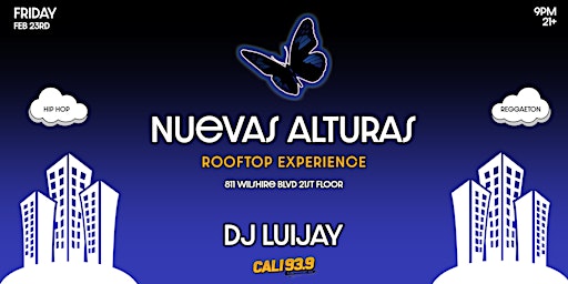 Nuevas Alturas - Reggaeton, Hip-Hop, and Mas Rooftop Experience in DTLA primary image