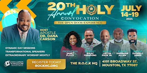 Hauptbild für Holy Convocation at The R.O.C.K.