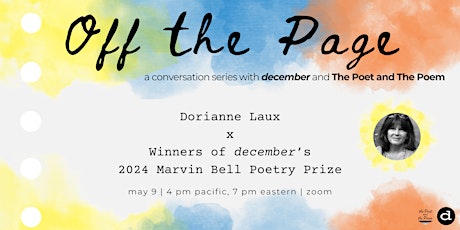 Off the Page: A Conversation Series with december's Guest Judges