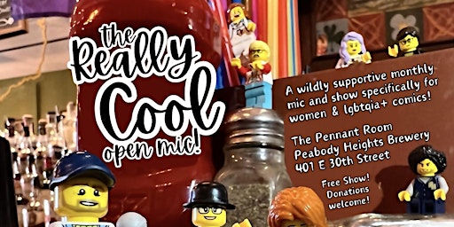 Primaire afbeelding van The REALLY COOL Open Mic: A Show Specifically for Women & LGBTQIA+ Comics!