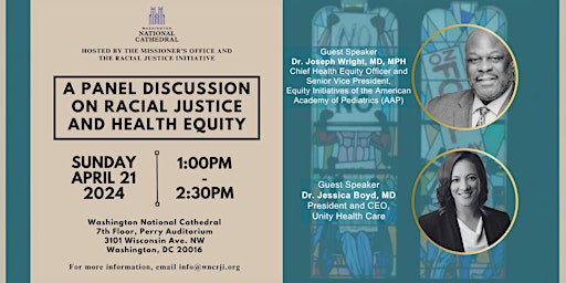 Image principale de Panel Discussion on Racial Justice and Health Equity