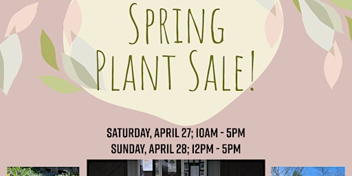 Leonard J. Buck Garden to Host Spring Plant Sale on April 27 and 28 primary image