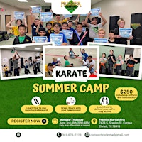 Premier Martial Arts Karate Summer Camp June 3rd-6th 2PM-4PM