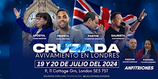 Immagine principale di CRUZADA PROFETICA AVIVAMIENTO LONDRES 