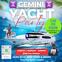 Imagem principal do evento Team Green  Aruba Gemini Yacht Party 2024