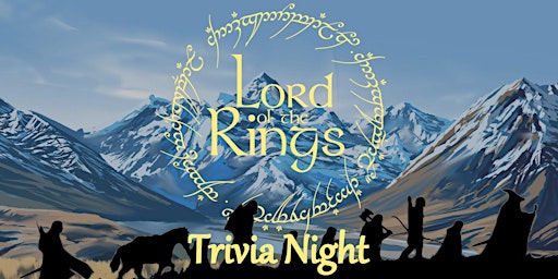 Imagem principal do evento Lord of the Rings Trivia Night