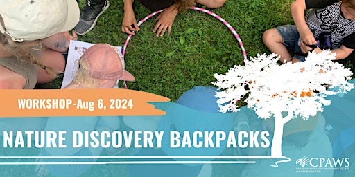 Imagem principal do evento CPAWS' Nature Discovery Backpacks