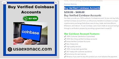 Buy Verified Coinbase Accounts ... (R) primary image
