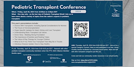 Pediatric Transplant Conference 2024