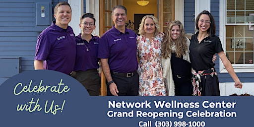 Image principale de Network Wellness Center's Grand Re-Opening and Ribbon Cutting!