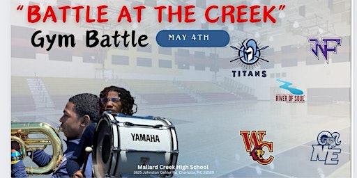 Imagem principal do evento "Battle at the Creek" Gym Brawl!