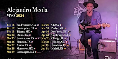 Imagem principal do evento Alejandro Meola Live in Cambridge, MA