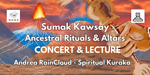A medicine music concert and lecture with Spiritual Kuraka Andrea Calderon primary image