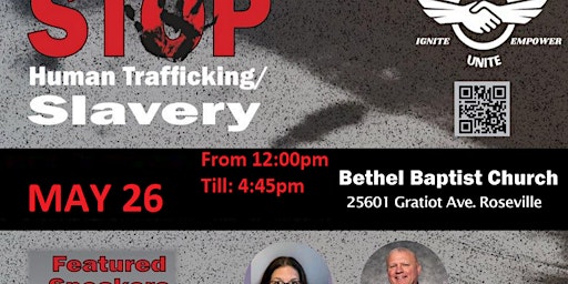 Imagem principal do evento STOP Human Trafficking/ Slavery- Learn how to protect your children