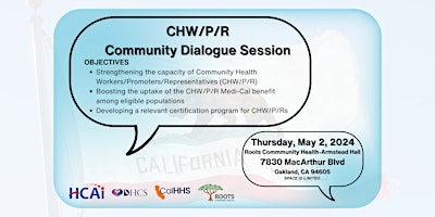 CHW/P/R Community Dialogue Session primary image