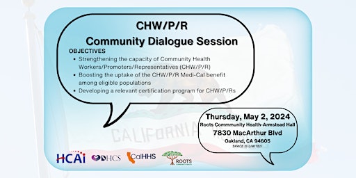Imagen principal de CHW/P/R Community Dialogue Session
