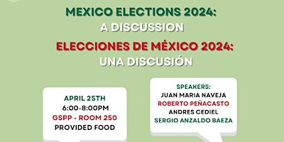 Imagem principal do evento Mexico Elections 2024: A Discussion