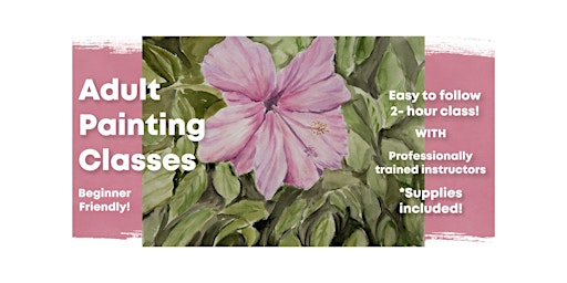 Imagem principal de Blushing Beauty Watercolor Painting Class