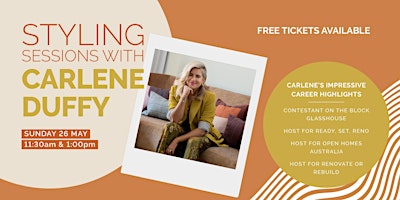 Imagem principal de Styling Sessions with Carlene Duffy