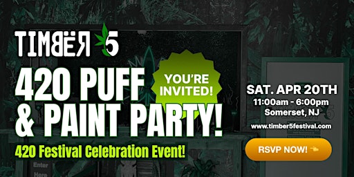Imagem principal do evento Timber5 Dispensary NJ (420 Putt & Puff Party)