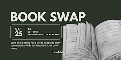 Imagem principal do evento Book Swap (BookHouse Event)