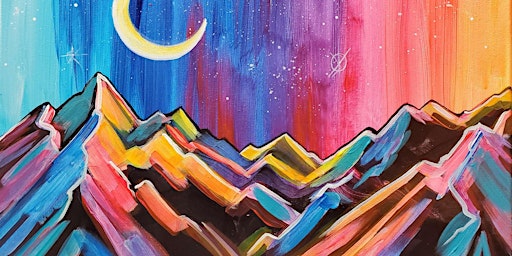Image principale de Colorful Mountains - Paint and Sip by Classpop!™