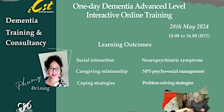 One-day  CPD Dementia Advanced Level Interactive  Online Training