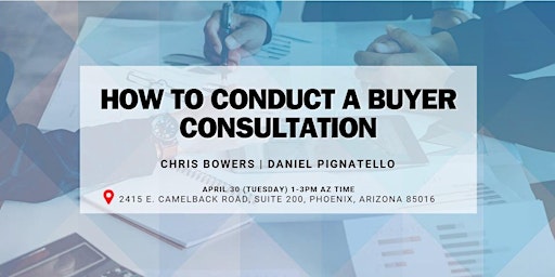 Imagen principal de How to Conduct A Buyer Consultation