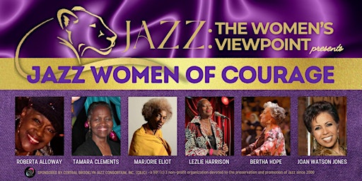 Imagem principal do evento 2024 JAZZ WOMEN OF COURAGE presented by JAZZ: The Women's Viewpoint