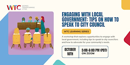 Engaging with Local Government: Tips on How to Speak to City Council primary image