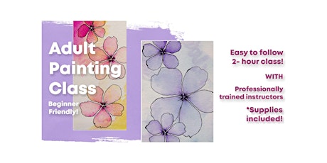 Summer Flowers Watercolor Painting Class
