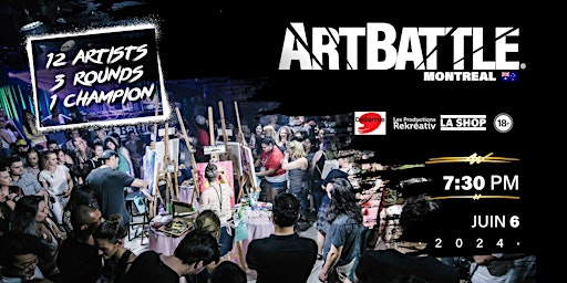 Art Battle Montréal -  6 Juin , 2024 primary image