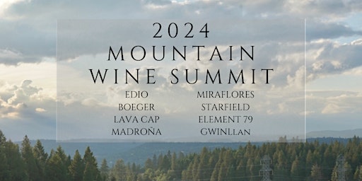 Primaire afbeelding van Sierra Highlands Mountain Wine Summit