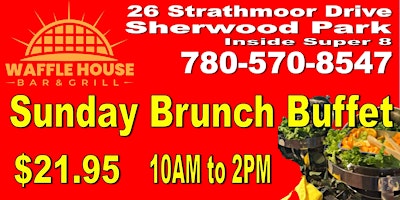 Every Sunday Brunch Buffet at Waffle House Bar & Grill primary image