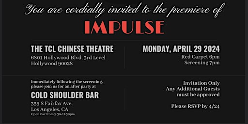 Imagem principal do evento Impulse Premiere