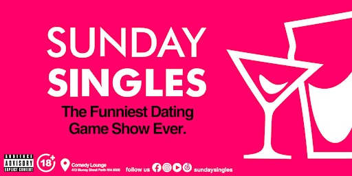 Primaire afbeelding van Sunday Singles Perth - A Comedy Game Show For Singles