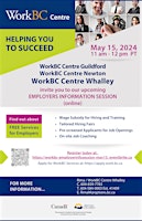WorkBC Information Session (for Employers) – May 15 @ 11AM primary image