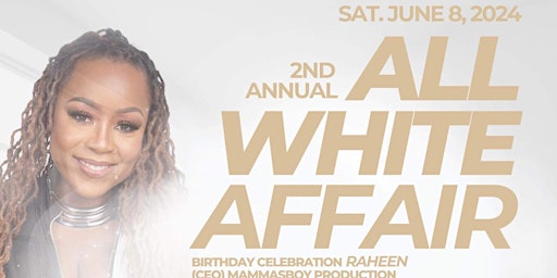 Primaire afbeelding van 2ND Annual All White Affair