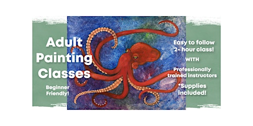 Image principale de Octopus Acrylic Painting Class