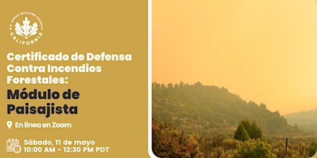 Certificado de Defensa Contra Incendios Forestales - Módulo de Paisajista