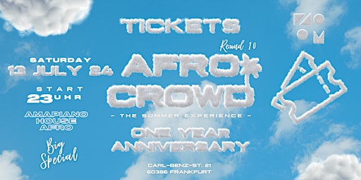 AFROCROWD 1 YEAR ANNIVERSARY primary image