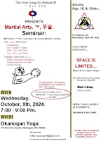Imagem principal do evento Martial Arts. ™, 무술. (Seminar.).
