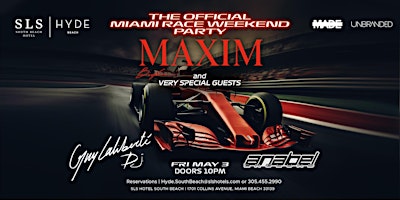 Primaire afbeelding van Official Maxim Miami Race Weekend Party