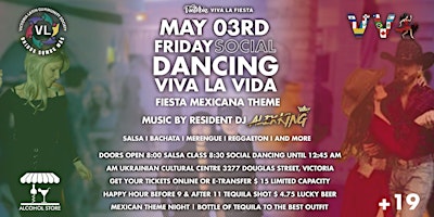 Imagen principal de FRIDAY SOCIAL VIVA LA VIDA, MEXICAN FIESTA THEME