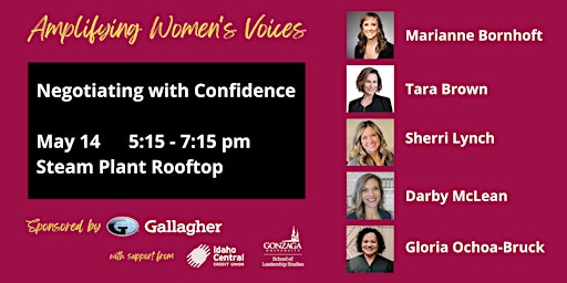 Hauptbild für Amplifying Women's Voices:  Negotiating with Confidence