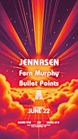 Imagem principal do evento Jennasen + Fern Murphy + Bullet Points live at The White Rabbit
