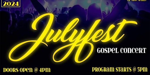Hauptbild für Julyfest Gospel Concert