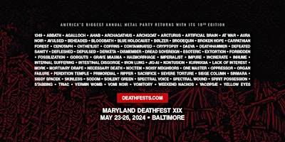 Immagine principale di Maryland Deathfest XIX 