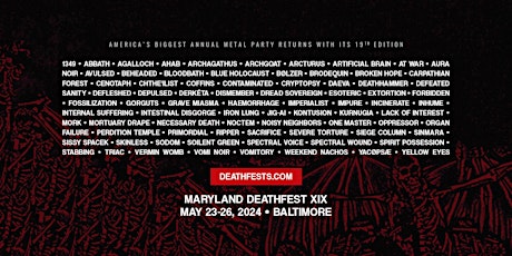 Hauptbild für Maryland Deathfest XIX